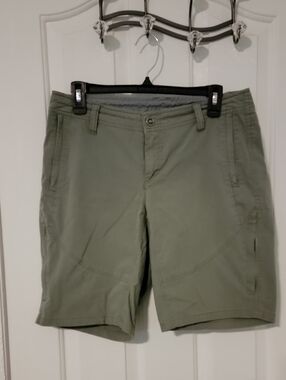 KÜHL Spire Shorts Hiking Gorpcore Cotton Quick Dry 10"inseam, Womens 8 GUC